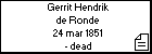 Gerrit Hendrik de Ronde