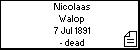 Nicolaas Walop