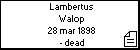 Lambertus Walop