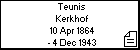 Teunis Kerkhof