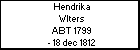 Hendrika Wlters