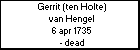 Gerrit (ten Holte) van Hengel