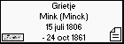 Grietje Mink (Minck)