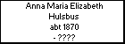 Anna Maria Elizabeth Hulsbus