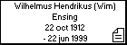 Wilhelmus Hendrikus (Wim) Ensing