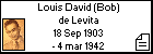 Louis David (Bob) de Levita