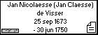 Jan Nicolaesse (Jan Claesse) de Visser