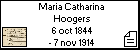Maria Catharina Hoogers
