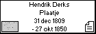 Hendrik Derks Plaatje