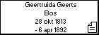 Geertruida Geerts Bos