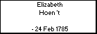 Elizabeth Hoen 't