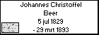 Johannes Christoffel Beer