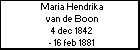 Maria Hendrika van de Boon