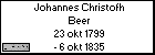 Johannes Christofh Beer