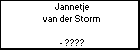 Jannetje van der Storm