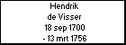Hendrik de Visser