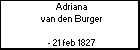 Adriana van den Burger