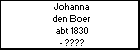 Johanna den Boer