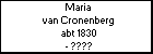 Maria van Cronenberg